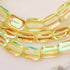 Bracelet galet en verre Galaxy | Argent sterling 925 | Sunburst